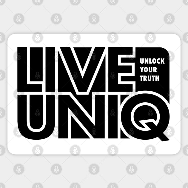 LIVEUNIQ logo cool Sticker by LIVEUNIQ